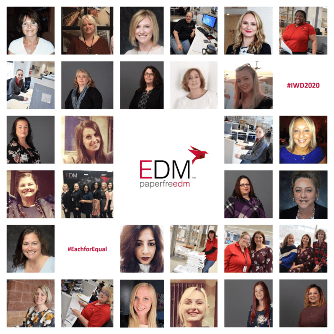 EDM celebrates International Women's Day 2020 #IWD2020